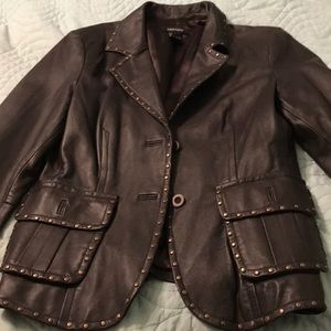 Leather jacket